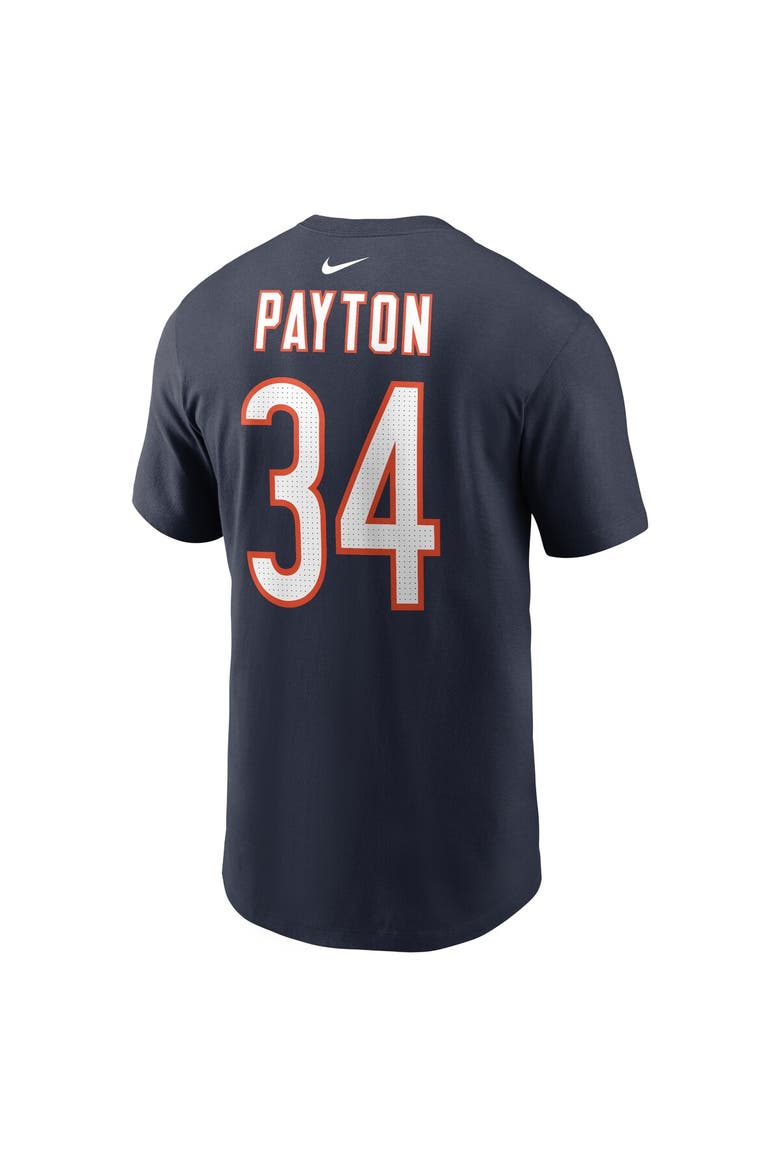 Men's Nike Walter Payton Navy Chicago Bears Retired Player Name & Number T-Shirt, Alternate, color, Navy