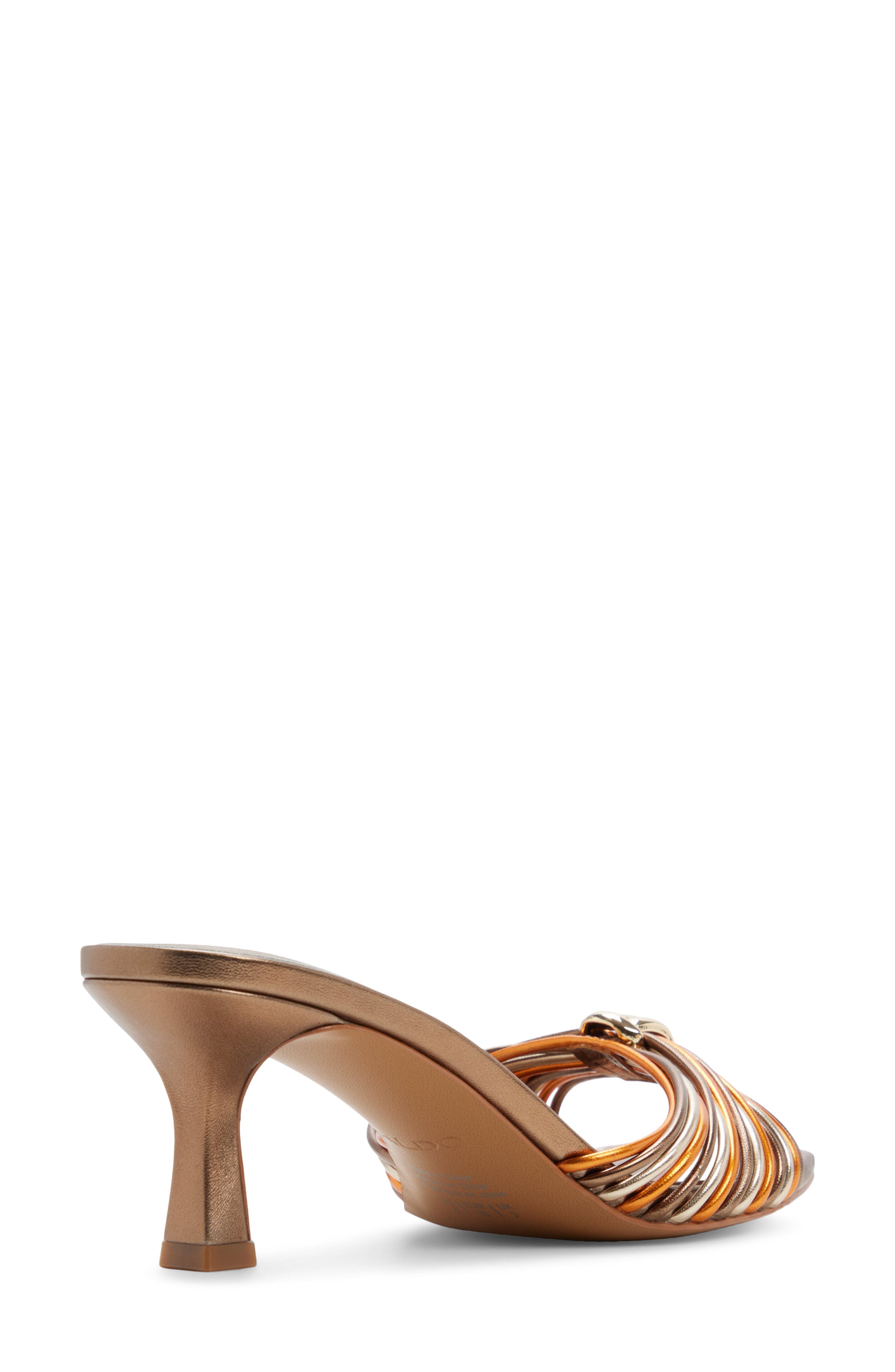 Arianna Slide Sandal, Alternate, color, BRONZE