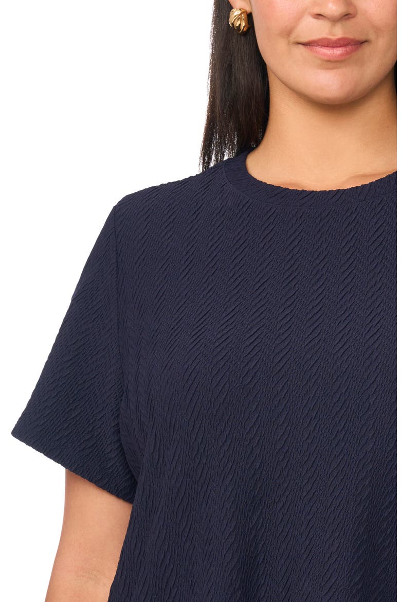 Textured T-Shirt, Alternate, color, CLASSIC NAVY