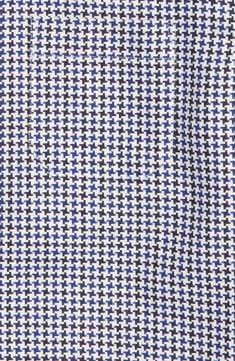 Report Collection Houndstooth Print Dress Shirt, Alternate, color,