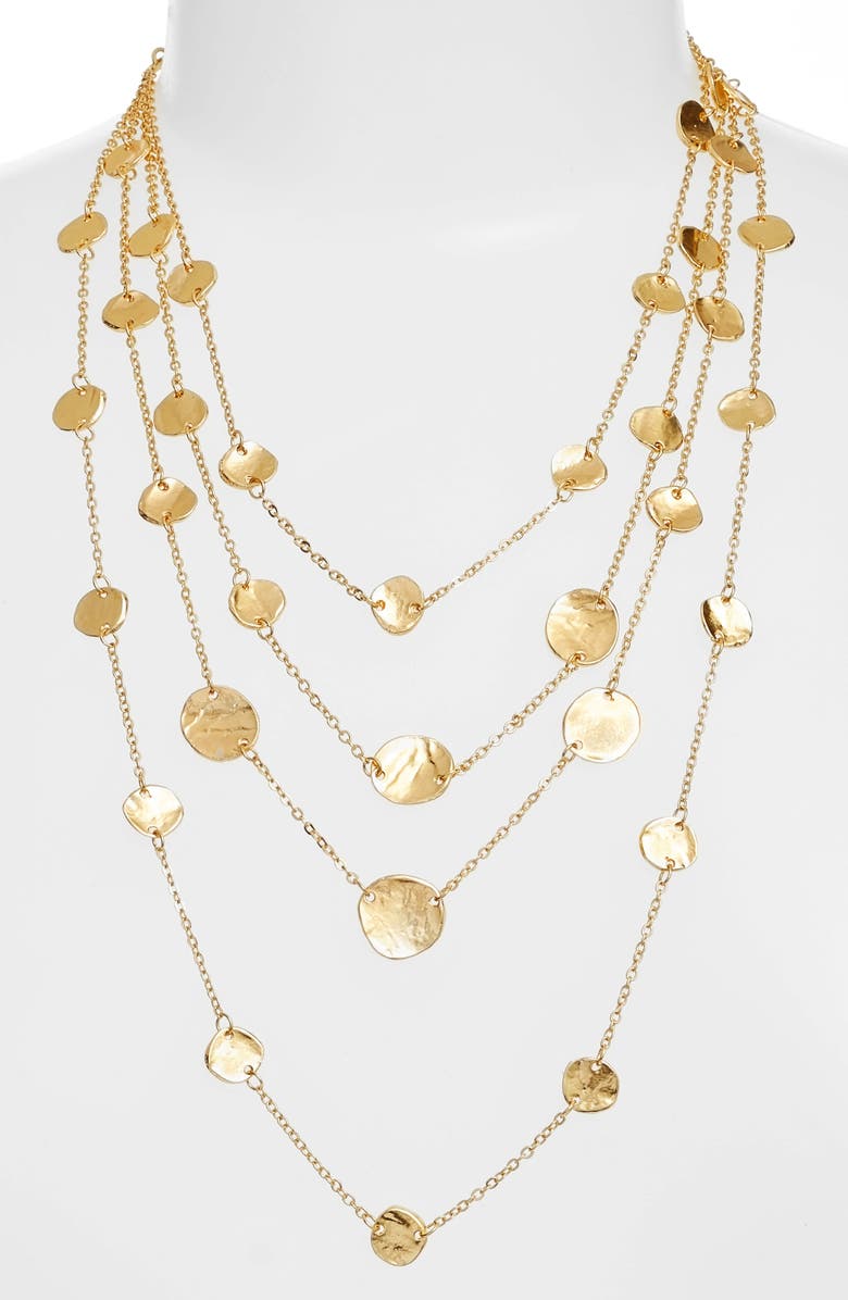Karine Sultan Manon Layered Necklace, Alternate, color,