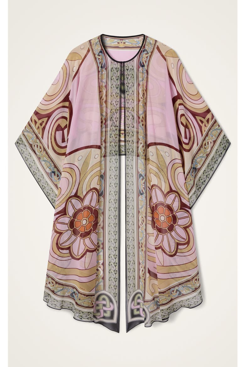 Maria Cape, Alternate, color, Kells Placée Pink