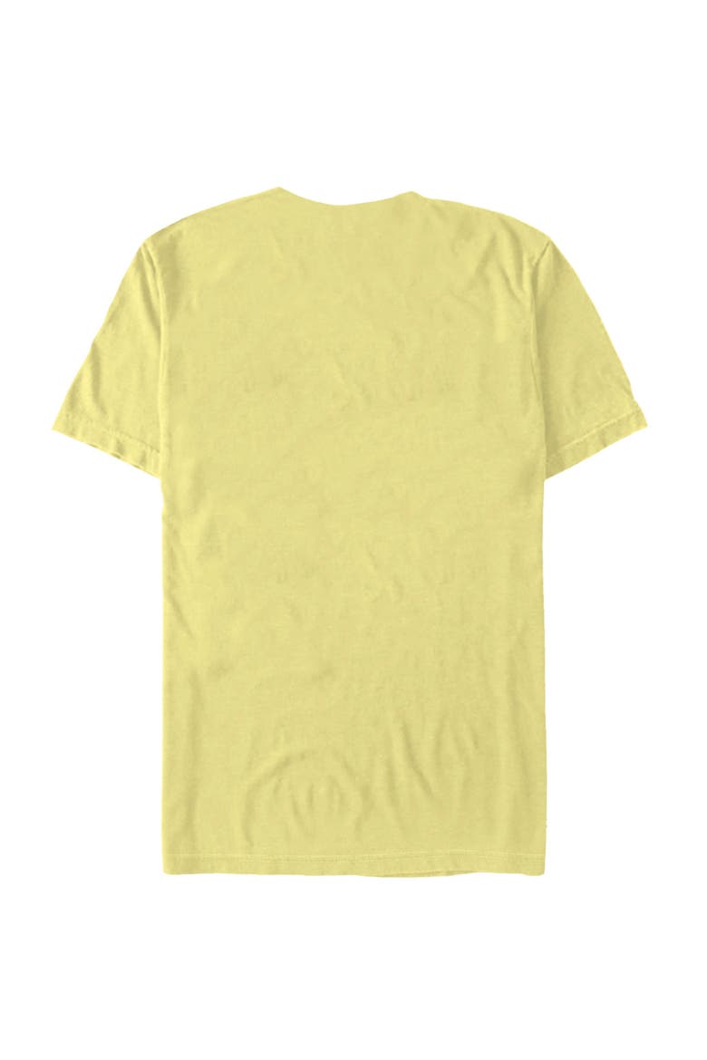 Mens Star Wars The Mandalorian and Grogu Space Snacks Retro Comic T Shirt, Alternate, color, Banana
