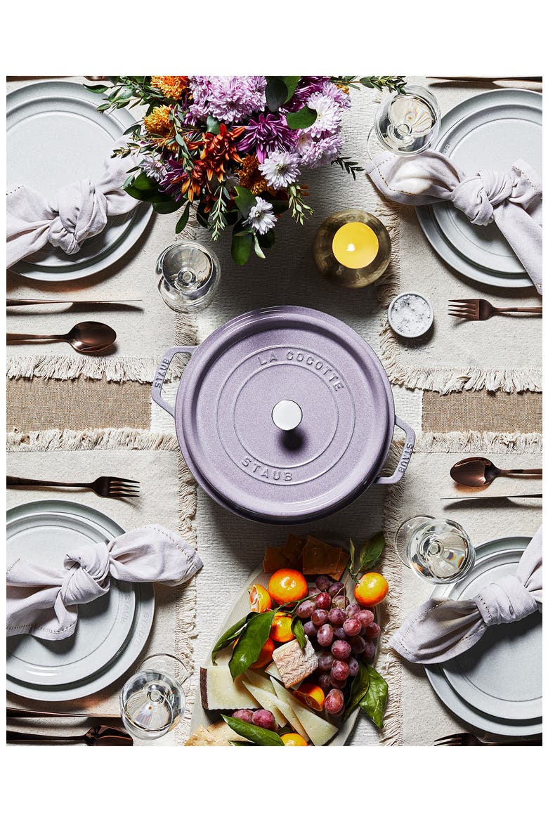 5.5-Quart Enameled Cast Iron Dutch Oven, Alternate, color, LILAC