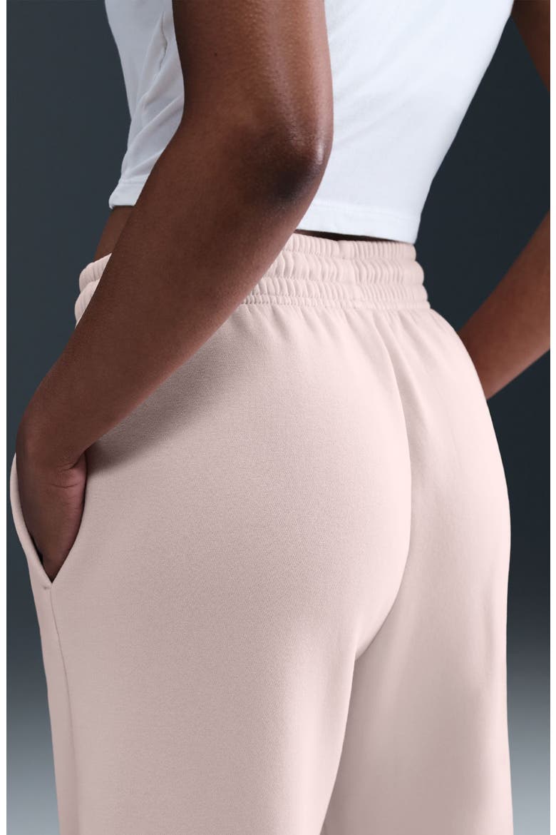 Sportswear Phoenix High Waist Wide Leg Sweatpants, Alternate, color, 667 SILRED/SAIL