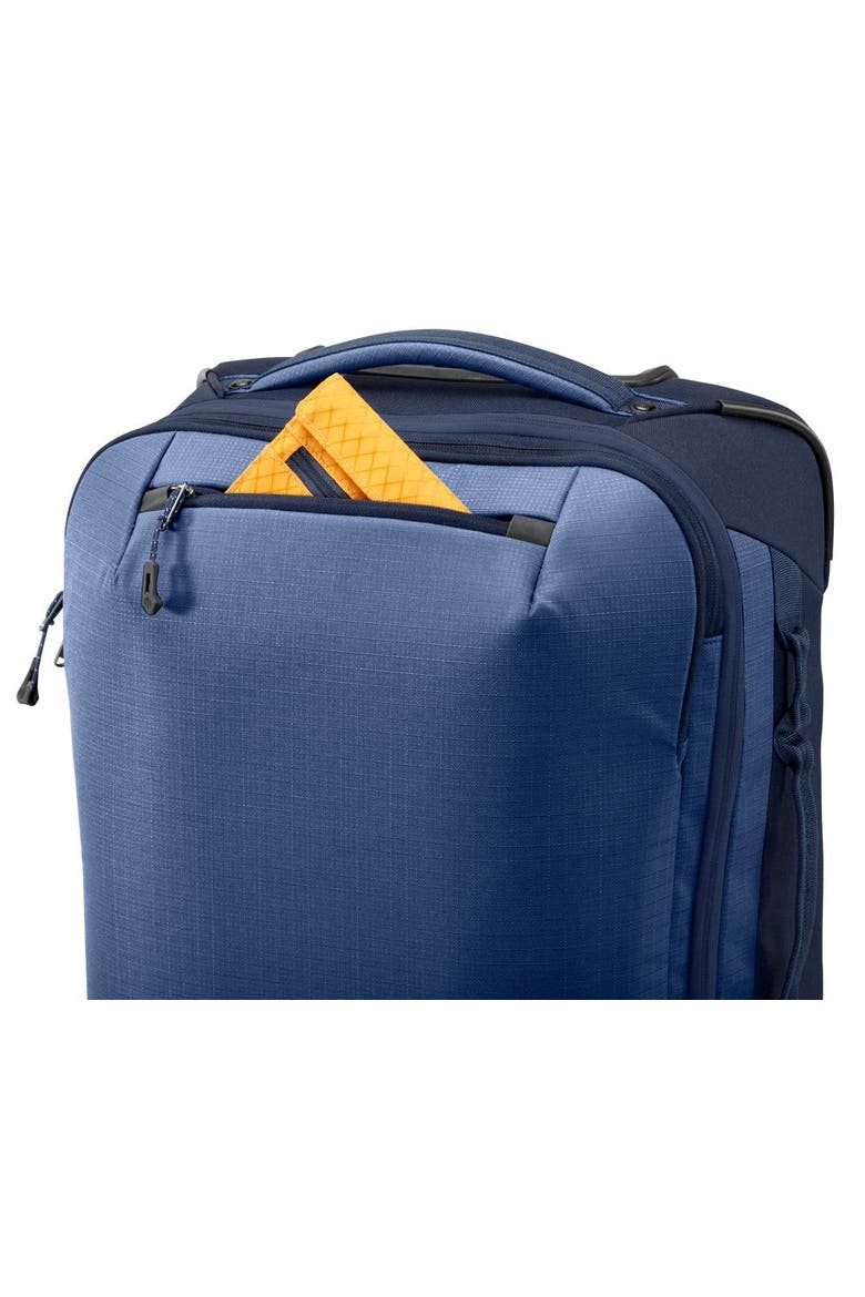 Expanse 4 Wheeled 22 Inch Carry on Luggage, Alternate, color, Pilot Blue