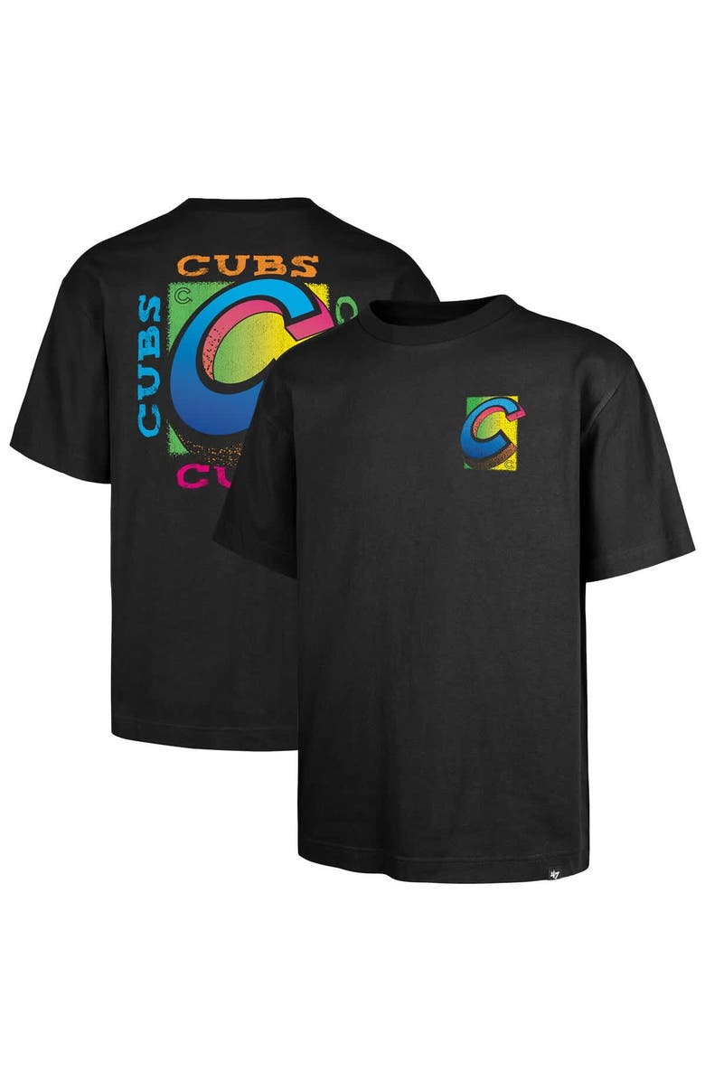 '47 Men's '47 Black Chicago Cubs Sundale Foundation T-Shirt, Main, color, Black
