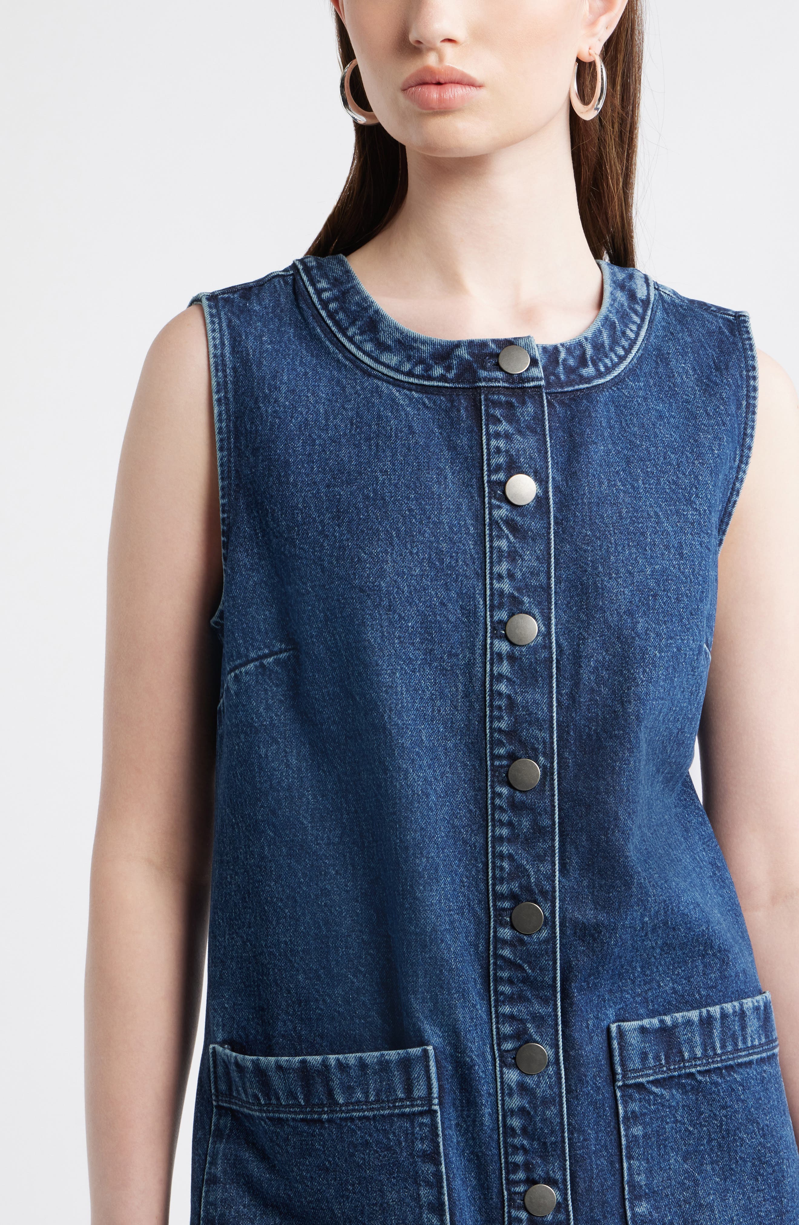 Treasure & Bond Denim Sheath Dress (Women)