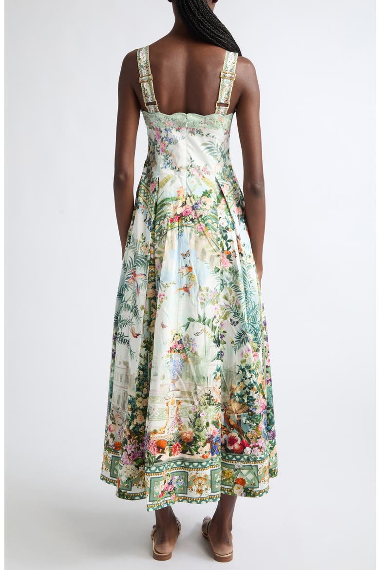 Long Fit And Flare Dress, Alternate, color, ART FOR THE EMPRESS