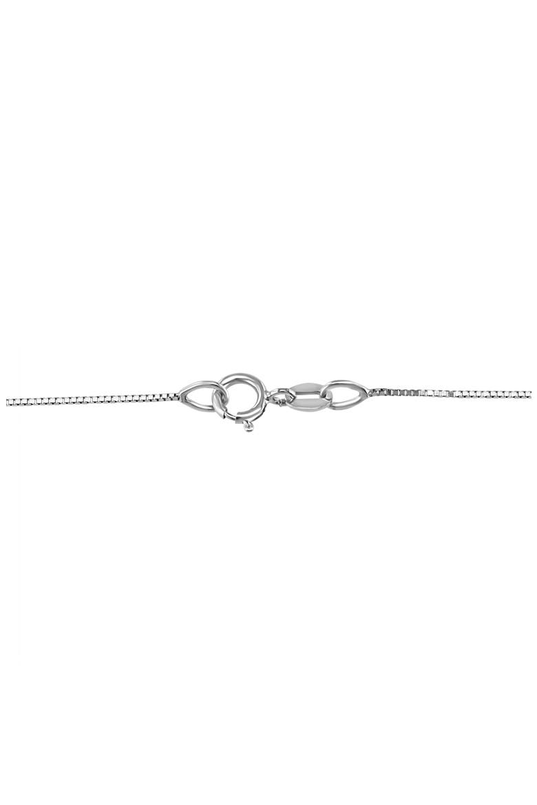 Sterling Silver Round Diamond Pendant Necklace - 0.24ct., Alternate, color, SILVER