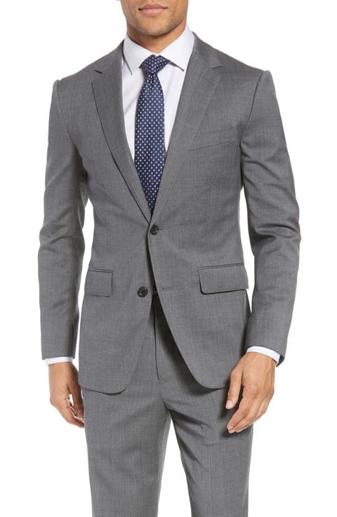 Jetsetter Slim Fit Stretch Wool Suit Jacket (Regular & Big)