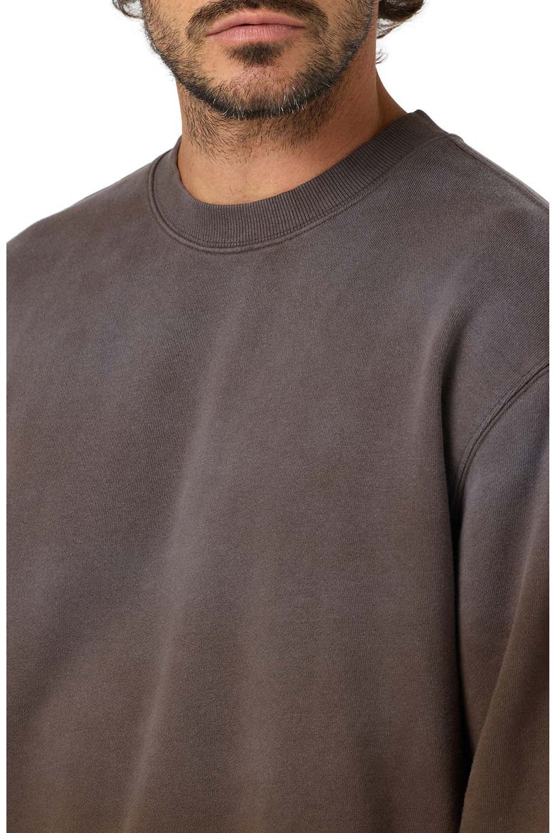 OG Logo Box Ombré Crewneck Sweatshirt, Alternate, color, EARTH