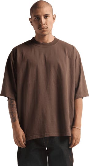 トップス ovy Over Dye Border T-shirts (brown) Shaka Wear Garment Dye Drop Shoulder Oversize Tee | Nordstrom