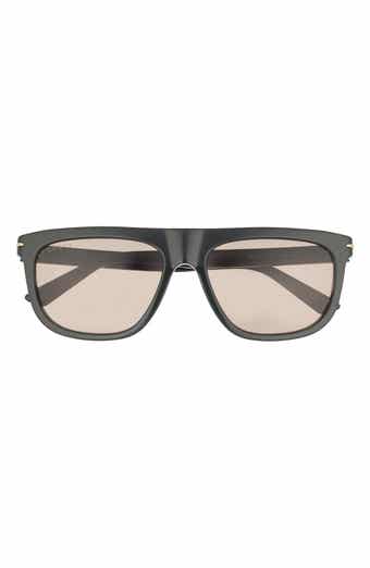 Gucci 56mm Square Sunglasses