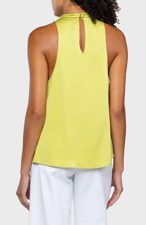 Matty M . Capri Cowl Neck Top In Yellow