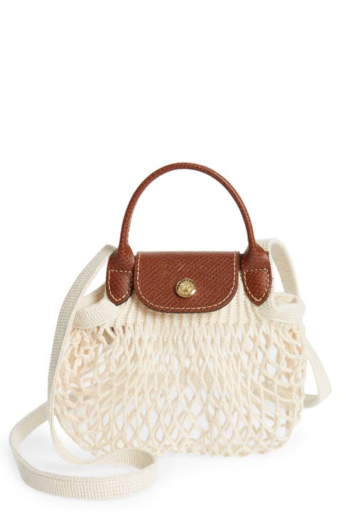 Le Pliage Extra Small Filet Knit Shoulder Bag
