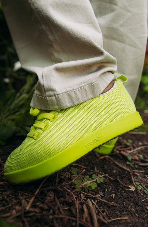 Atoms Model 123 Sneakers In Neon Yellow