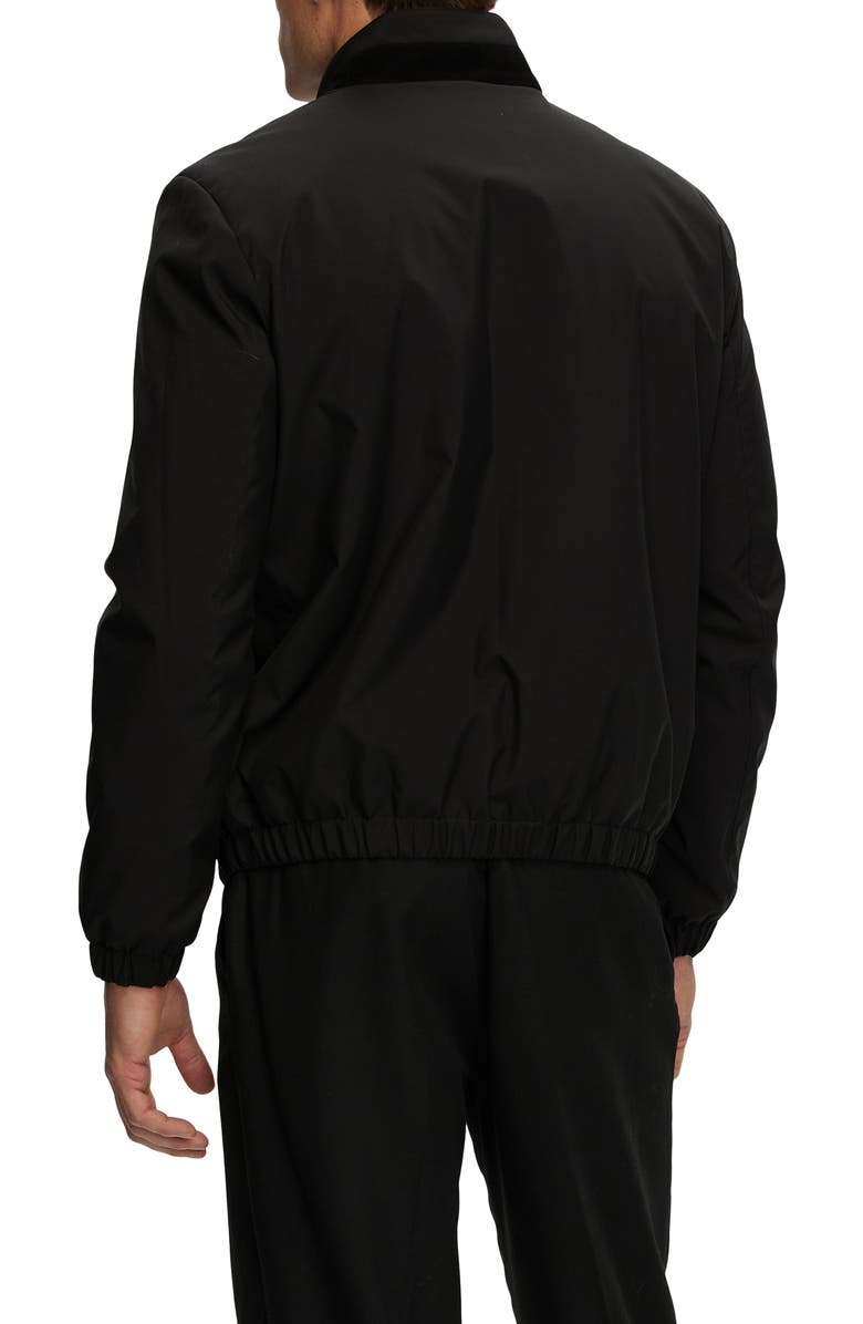 GORSKI Men's Jacket With Genuine Shearling Lining, Alternate, color, Black