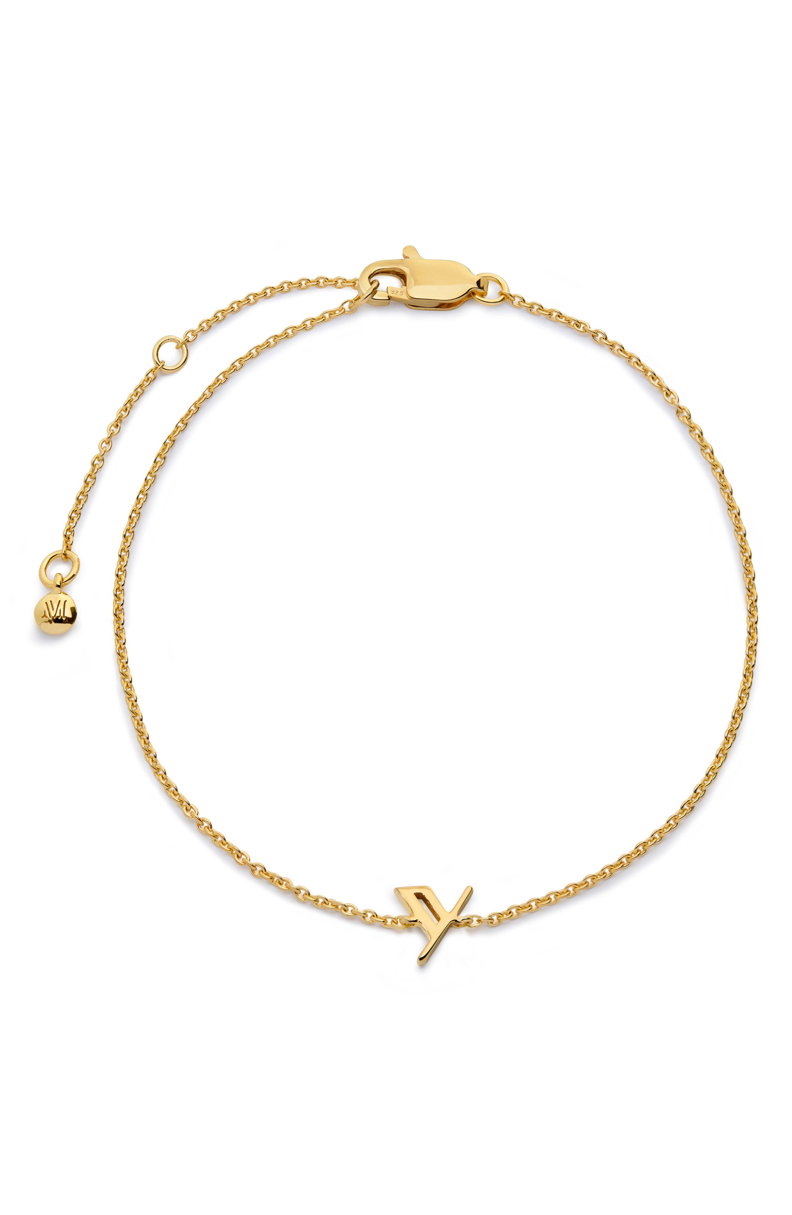 18K GOLD VERMEIL Y