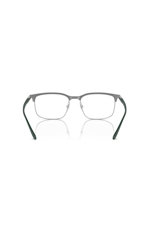 Ray Ban Ray-ban 55mm Square Optical Glasses In Gray