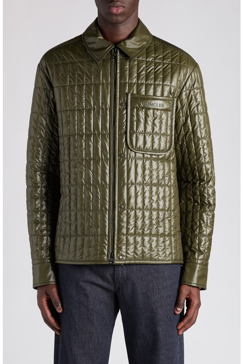 Madiere Vertical Quilted Shirt Jacket, Main, color, DEEP DEPTHS