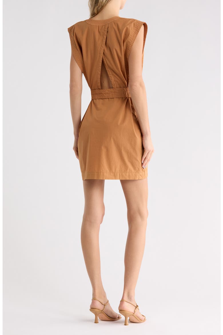 Voyage Minidress, Alternate, color, CARMELO SOLID