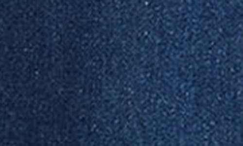 Vince Double Waistband Cotton Twill Pencil Skirt In Indigo