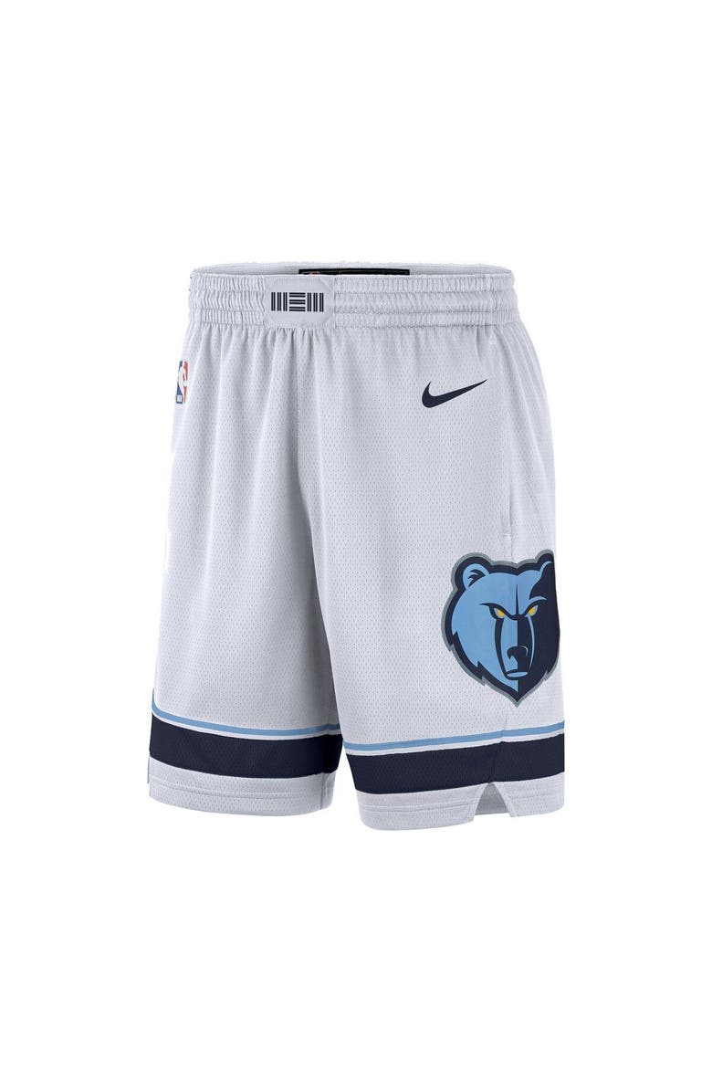 Nike Men's Nike White Memphis Grizzlies Association Edition Swingman Shorts, Alternate, color, 