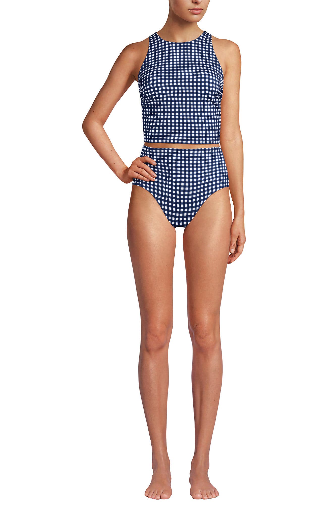 selected Deep Sea Navy Gingham