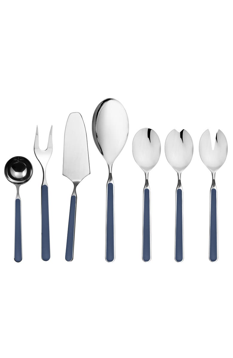 Mepra Fantasia Serving Set - 7 Pieces, Alternate, color, Cobalt