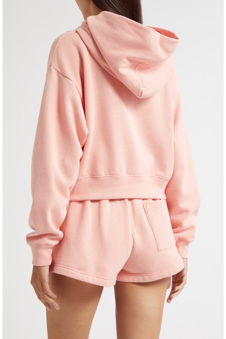 California Emblem Cotton Hoodie, Alternate, color, CARNATION