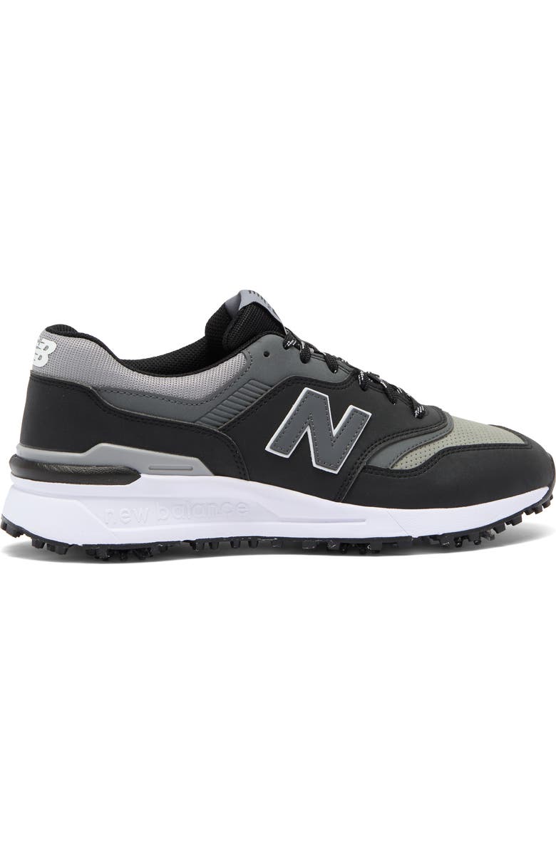 NEW BALANCE GOLF 997 Waterproof Golf Shoe, Alternate, color, Black