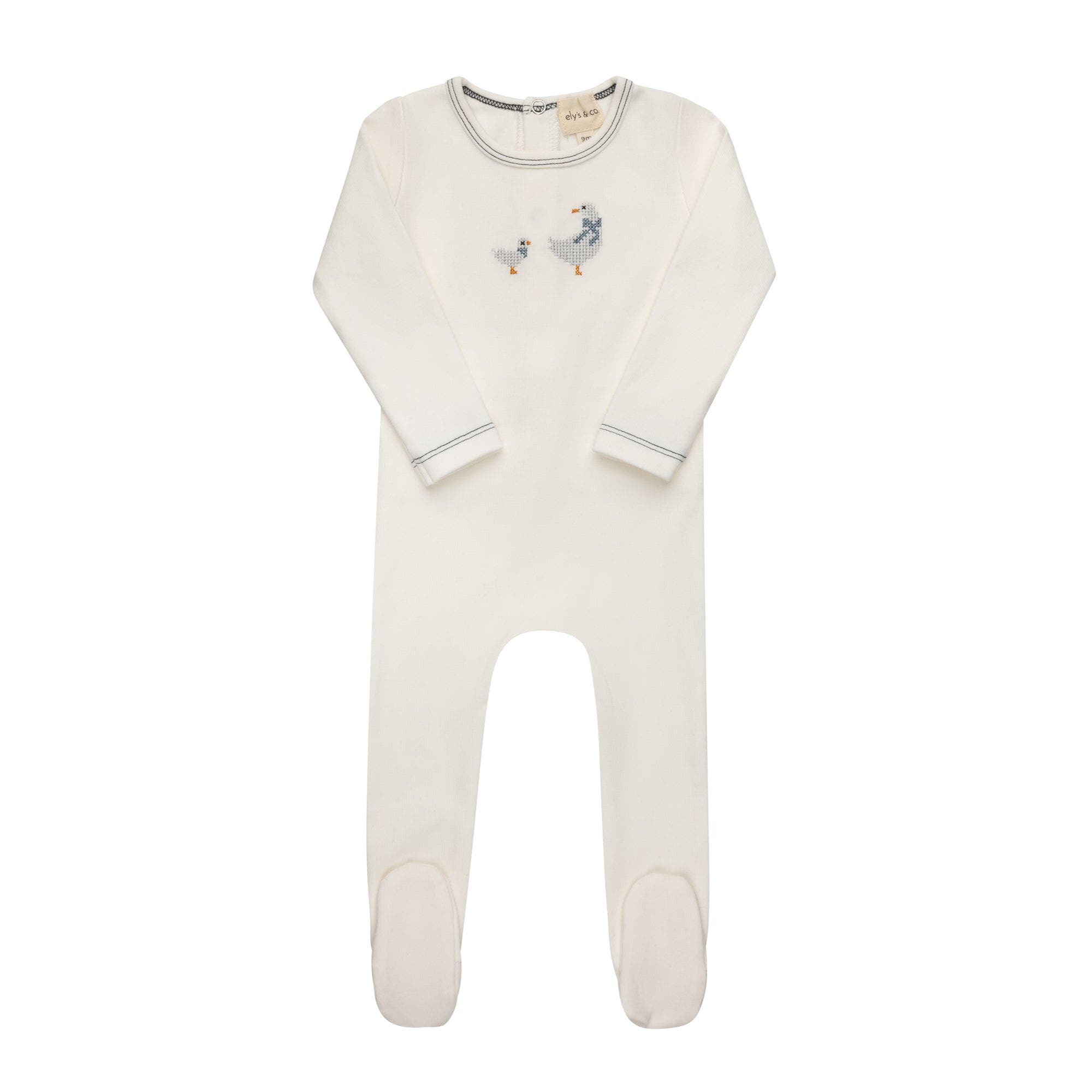 Ivory/Blue