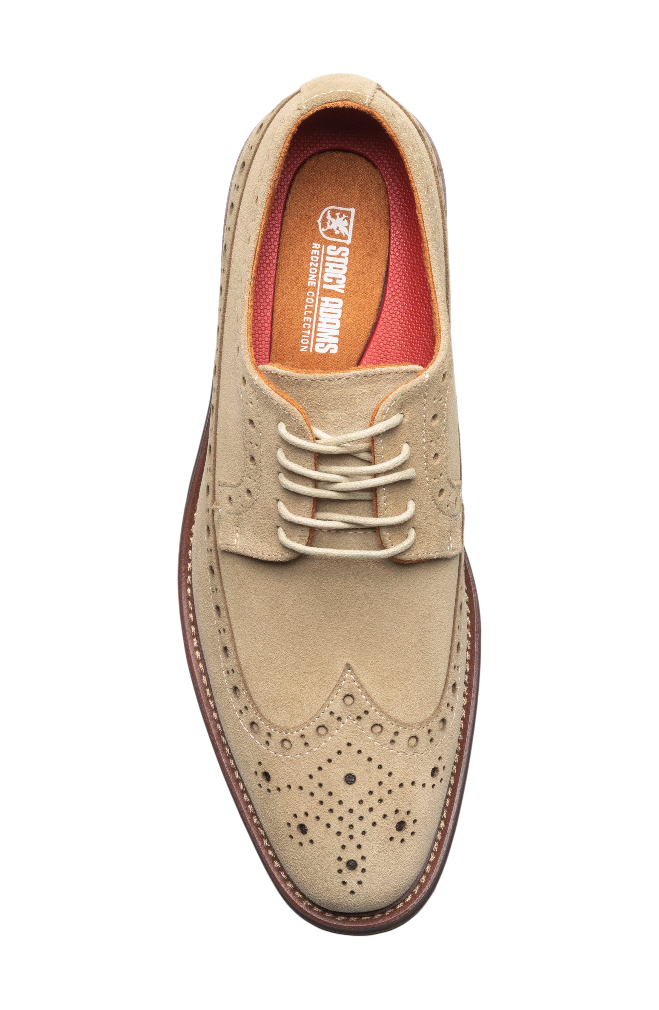 Marligan Suede Longwing Derby, Alternate, color, SAND