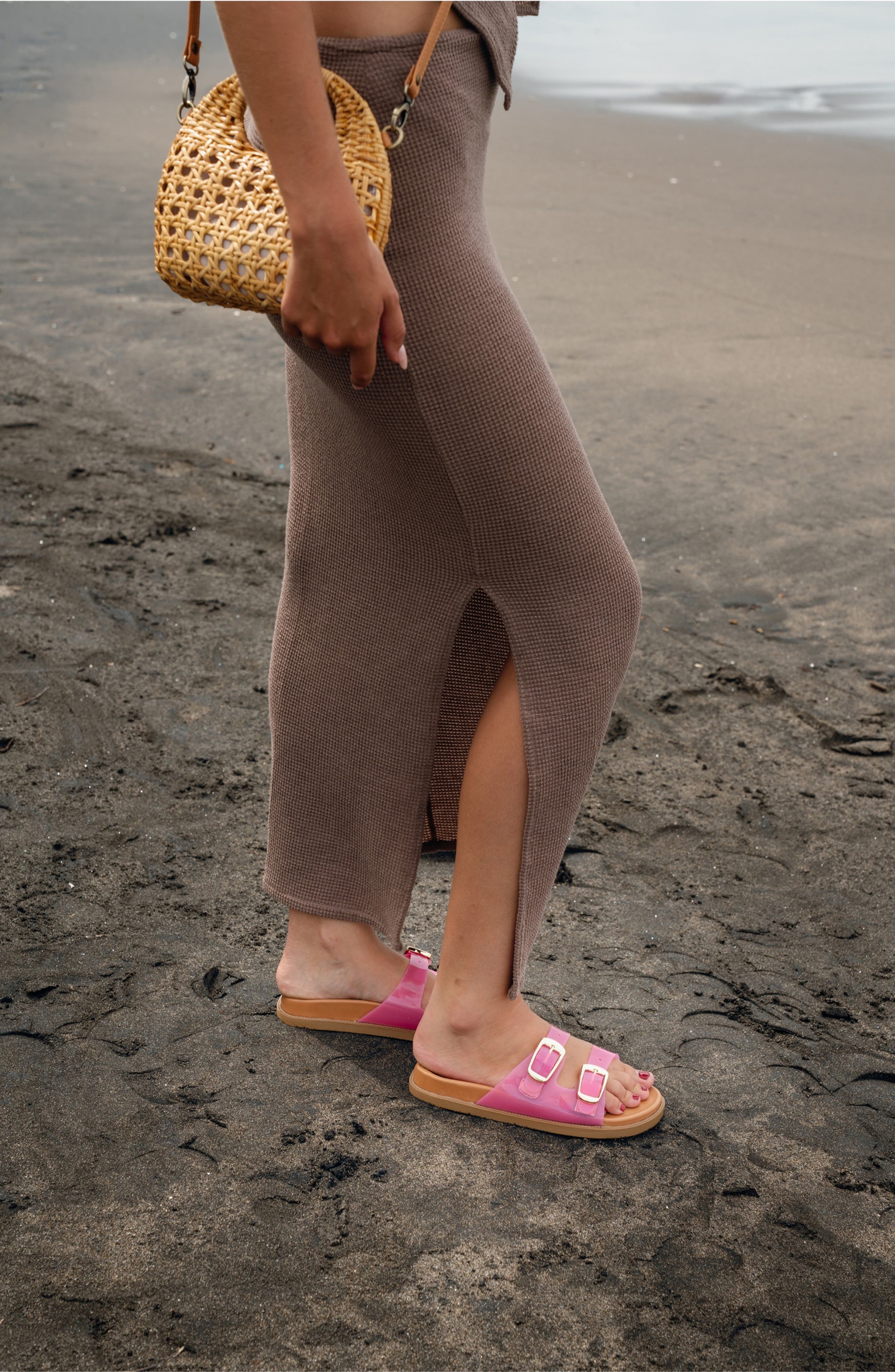 Slide Sandal, Alternate, color, PINK