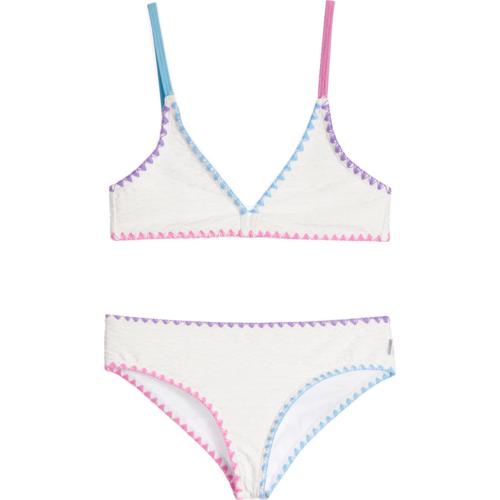 LIMEAPPLE LIMEAPPLE EMBROIDERED TRIM BIKINI