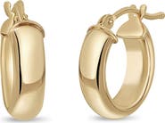 Bony Levy Essentials 14K Gold Smooth Hoop Earrings