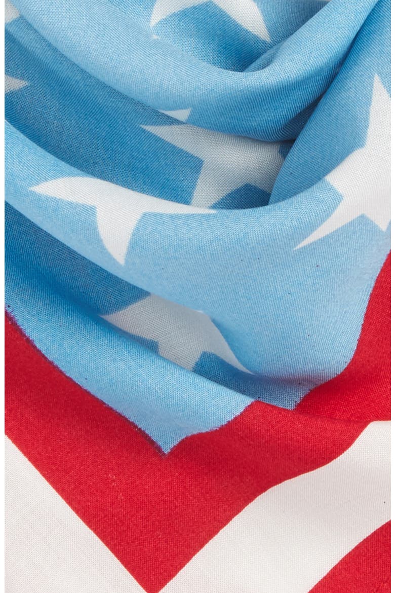 American Flag Bandana, Alternate, color, BLUE MULTI