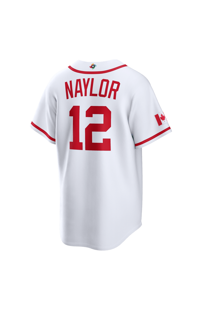 Nike Men's Nike Josh Naylor White Canada Baseball 2026 World Baseball Classic Home Stadium Jersey, Alternate, color, White
