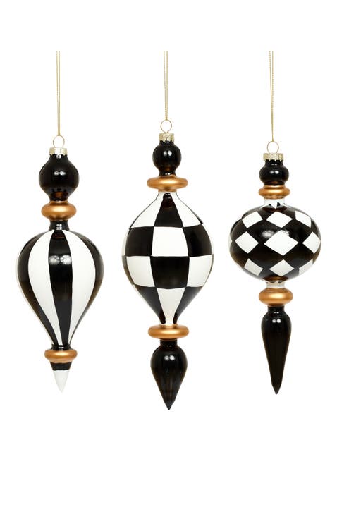 Classic Stripes Finial, Set of 6