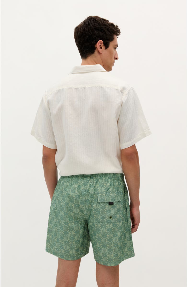 Scalpers Pines Swimsuit, Alternate, color, Green