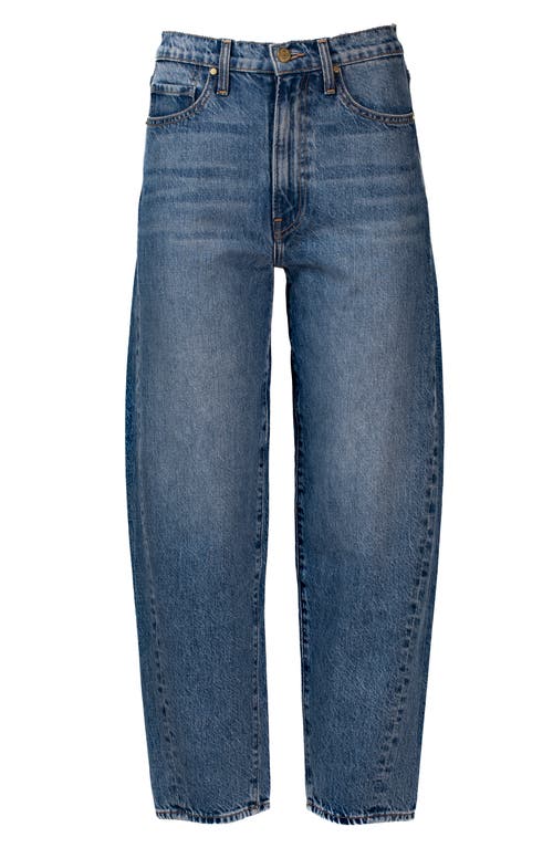 Nelle Atelier The Lily Petite Barrel Leg Jean In Lapis