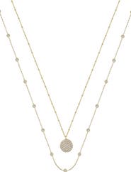Ettika Set of 2 Cubic Zirconia Necklaces