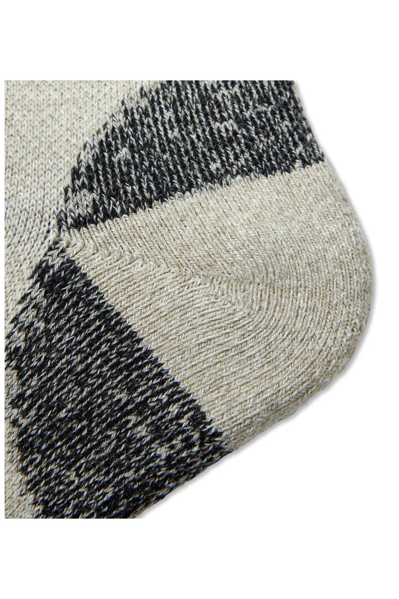 Stripe Hiking Calf Socks, Alternate, color, WASHED TAUPE