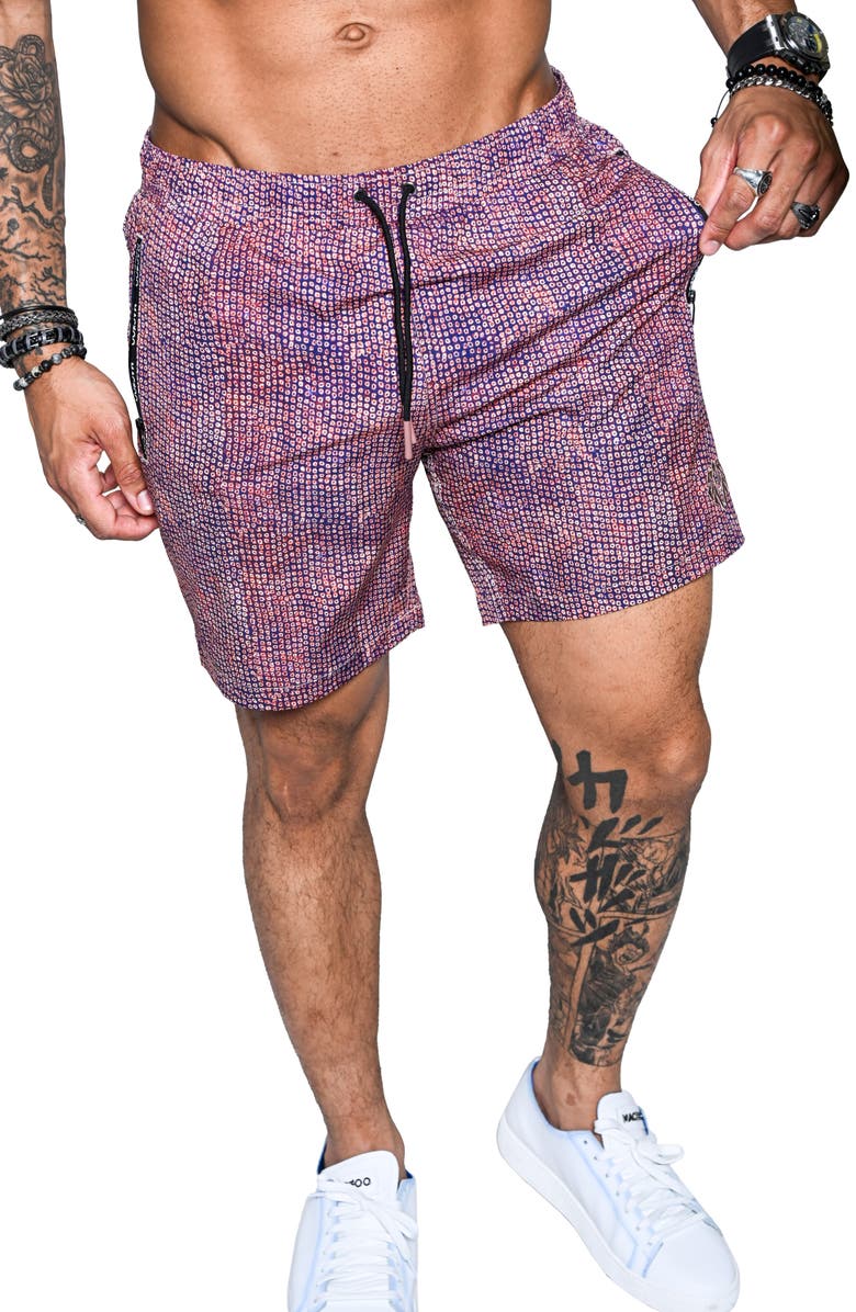 Maceoo LionBeachSand Swim Trunks, Alternate, color,