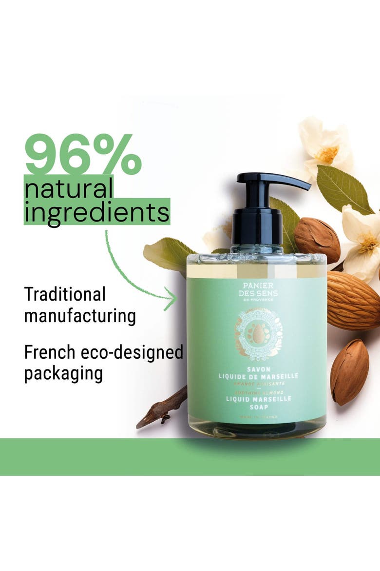 Almond Liquid Marseille Soap, Alternate, color, Pink