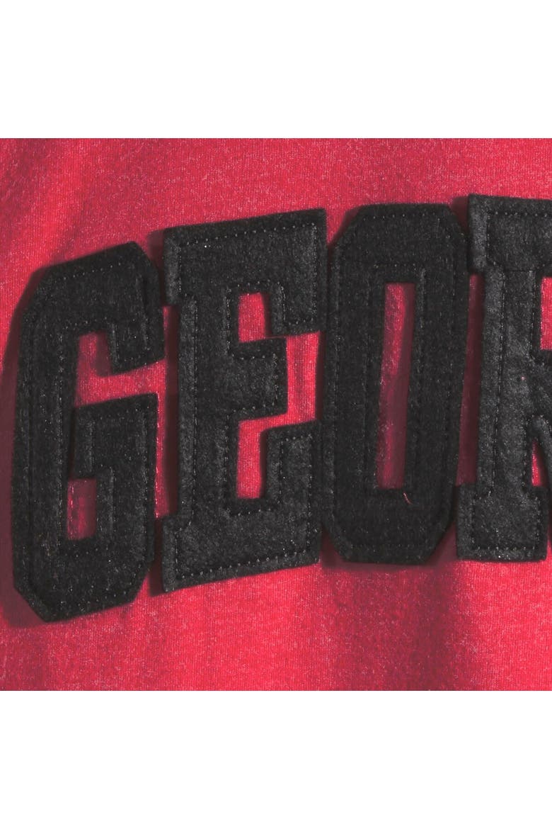 Women's Pressbox Red Georgia Bulldogs Two-Hit Canyon Long Sleeve T-Shirt, Alternate, color, Red