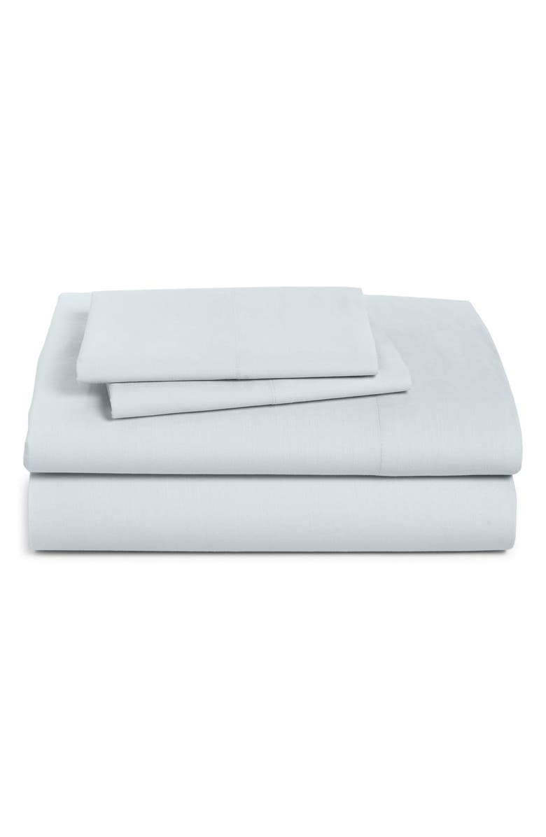 Nordstrom at Home Percale Sheet Set, Main, color, Blue Pearl