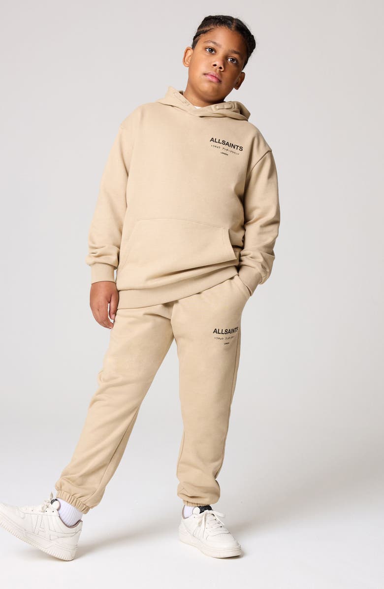 smALLSAINTS by ALLSAINTS Kids' Ungerground Oversize Hoodie & Sweatpants Set, Alternate, color, 