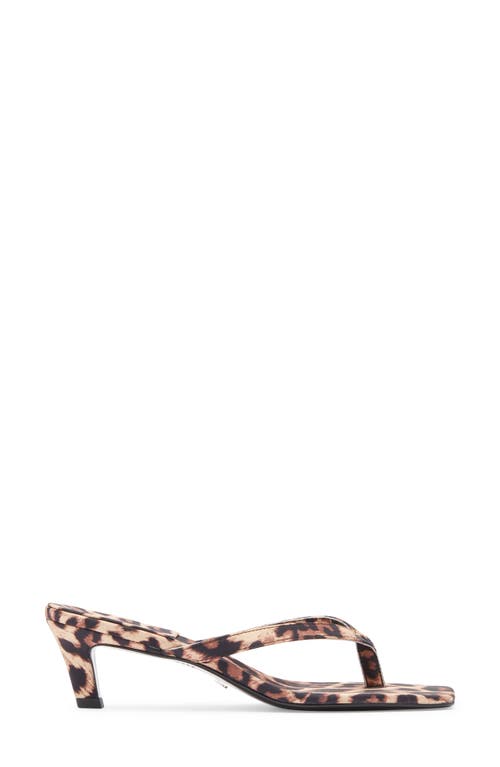 Tony Bianco Topaz Flip Flop In Leopard Satin